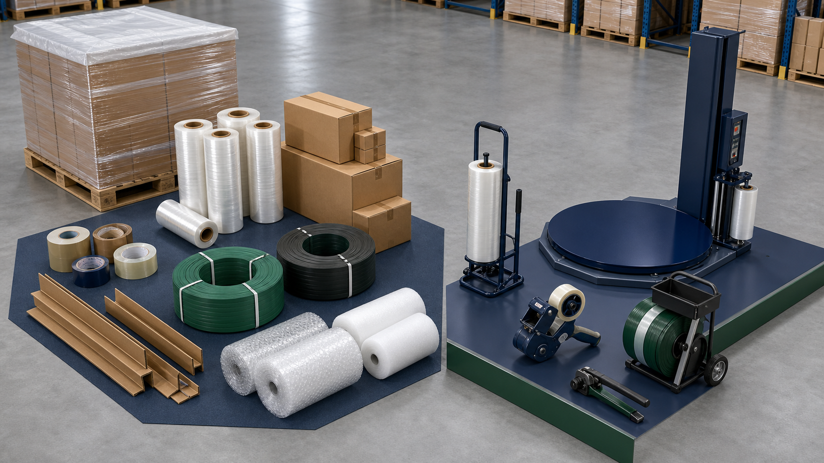 Warehousing & Logistics integrated solution visual